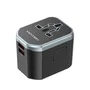 Vention FJCB0 Cargador de Pared 20W con Carga Rápida, 1 Puerto USB-C y 2 USB 2.0, Interiores, Negro