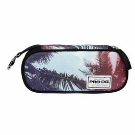 Pro-Dg Estuche Portatodo Pencil Palmtree Turquesa con Organizador para Lápices y Pinceles 10x21x5cm