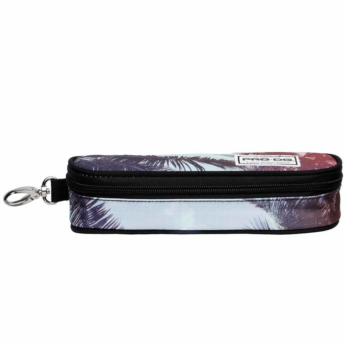 Pro-Dg Estuche Portatodo Pencil Palmtree Turquesa con Organizador para Lápices y Pinceles 10x21x5cm
