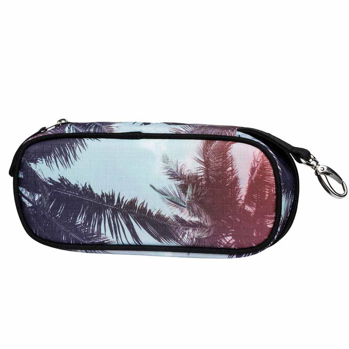 Pro-Dg Estuche Portatodo Pencil Palmtree Turquesa con Organizador para Lápices y Pinceles 10x21x5cm