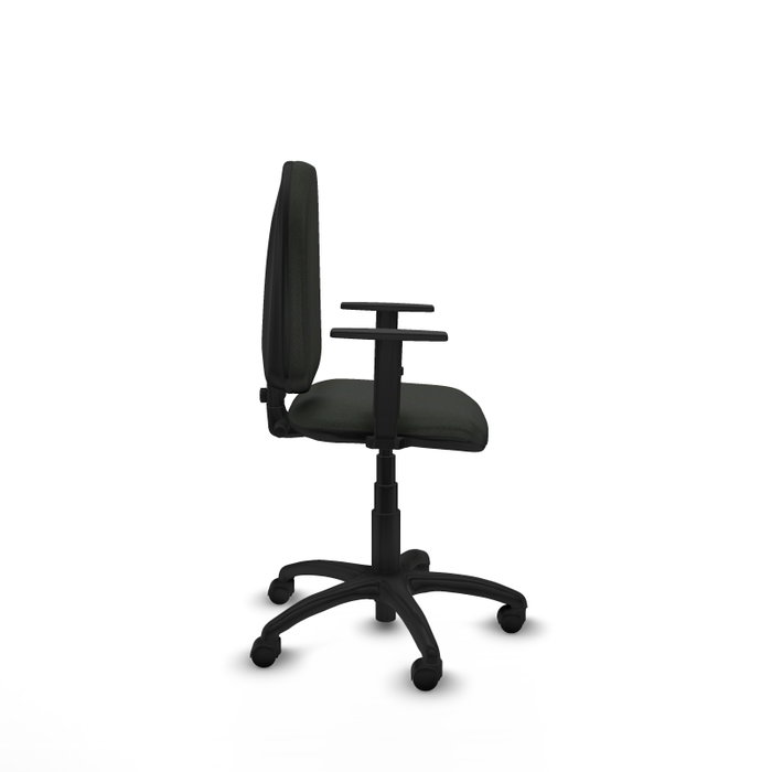 PIQUERAS Y CRESPO Silla de oficina Aýna con Brazos 1D y Tela Negra PIQUERAS Y CRESPO Silla de oficina Aýna con Brazos 1D y Tela Negra