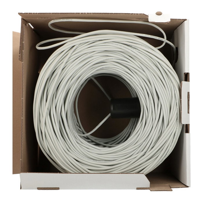 Extralink Cable de Red CAT5E FTP (F/UTP) Interno 305m Gris
