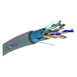 Extralink Cable de Red CAT5E FTP (F/UTP) Interno 305m Gris