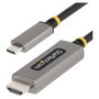 StarTech.com Cable Adaptador USB-C a HDMI 2.1 de 2 m, 8K 60Hz, 4K 144Hz, HDR10, Gris