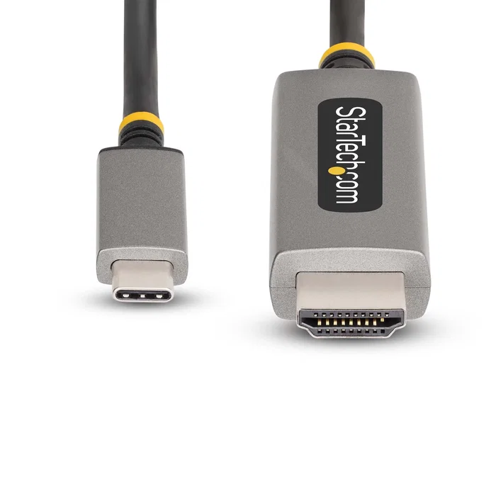 StarTech.com Cable Adaptador USB-C a HDMI 2.1 2m - 135B-USBC-HDMI212M - 8K 60Hz, 4K 144Hz, HDR10, HDCP 2.3, DSC, Audio 7.1, Thunderbolt 4, Plug & Play StarTech.com Cable Adaptador USB-C a HDMI 2.1 2m - 135B-USBC-HDMI212M - 8K 60Hz, 4K 144Hz, HDR10, HDCP 2.3, DSC, Audio 7.1, Thunderbolt 4, Plug & Play