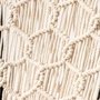 DKD Home Decor Silla de Hierro y Algodón con Flecos Trenzado