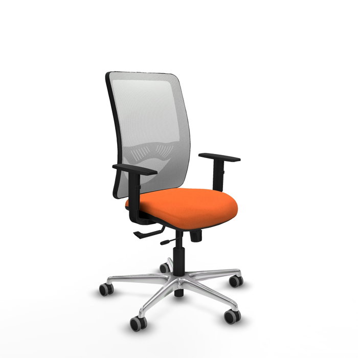 PIQUERAS Y CRESPO Silla de oficina Zulema Naranja y Blanco PIQUERAS Y CRESPO Silla de oficina Zulema Naranja y Blanco