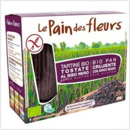 LE PAIN DES FLEURS Cracker Arroz Negro 150Gr Bio Sin Gluten Vegano