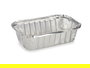 Kinvara Set 6 Bandejas Hondas de Aluminio con Tapa para Horno, 22 x 11.5 x 7.4 cm, 800 ml (Set de 24)