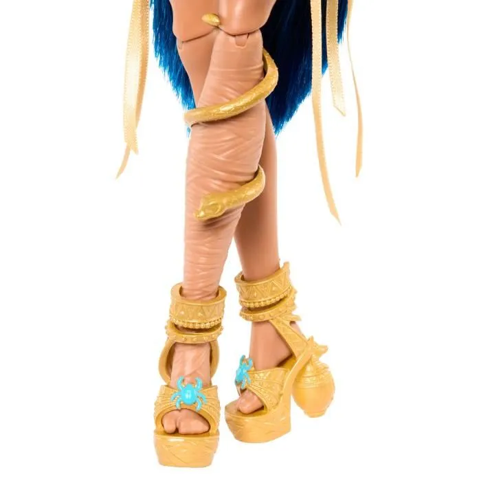 Monster High Muñeca Cleo de Nile con animal y accesorios HXH74 Monster High Muñeca Cleo de Nile con animal y accesorios HXH74