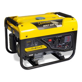 Garland Generador eléctrico Bolt 525qg-v17 gasolina 4 kw 210 cc AVR 2 salidas AC 230V DC 12V Potencia nominal 2.8 kva