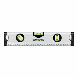 Workpro Nivel de burbuja 30 cm Gris