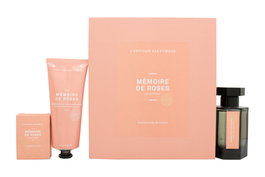 L'Artisan Parfumeur Mémoire de Roses Gift Set: EDP Spray 50ml + Soap 25g + Hand Cream 65ml