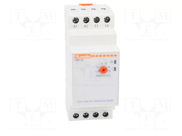LOVATO ELECTRIC LVM20A240 Relé de monitorización de nivel conductivo 220...240V AC