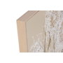 DKD Home Decor Cuadro Lienzo MDF Flores Surtido de 2 Unidades (102x4,5x102 cm) Verde y Beige