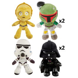 Mattel Star Wars Peluches Surtido 20 CM Darth Vader Boba Fett Stormtrooper C R P O