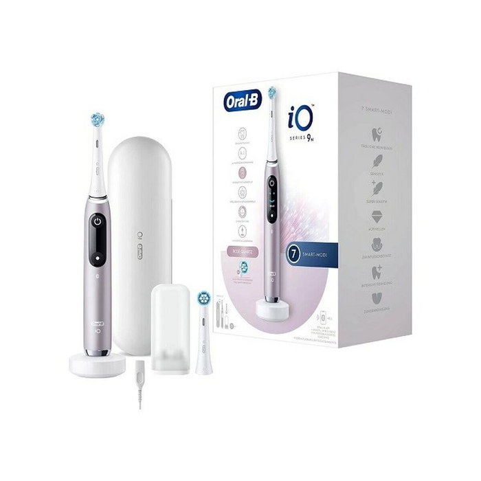 Oral-B iO9 Series 9 Cepillo de Dientes Eléctrico, Rose Quartz Oral-B iO9 Series 9 Cepillo de Dientes Eléctrico, Rose Quartz