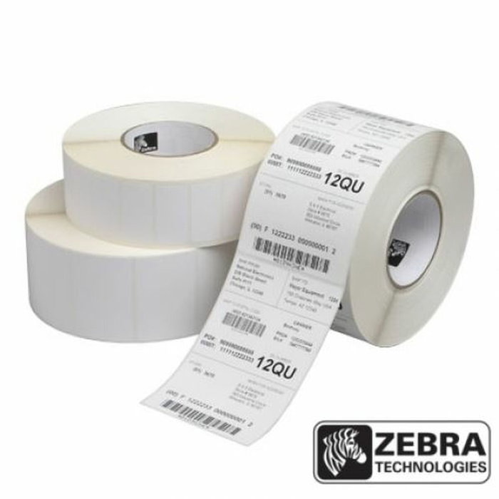 Zebra Etiquetas de Transferencia Térmicas 2000D Blanco 57mm x 32mm, 12 Rollos