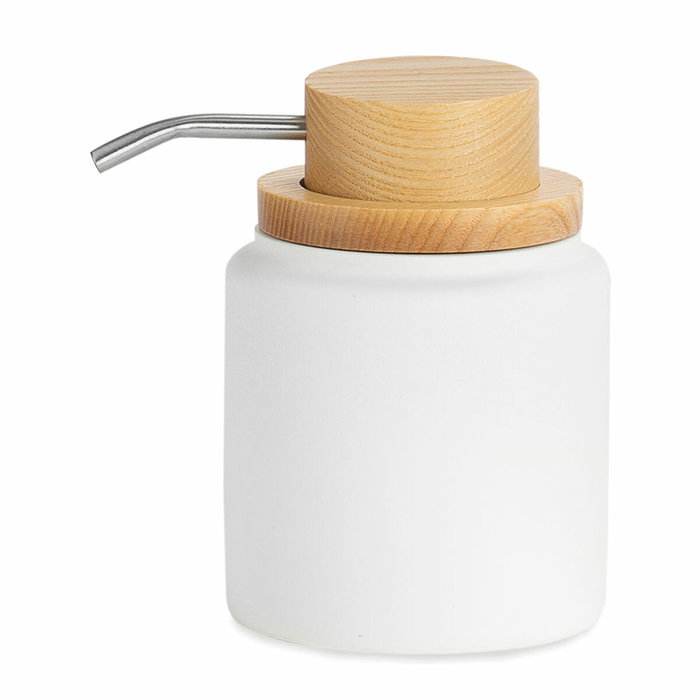 Dispensador de Jabón Andrea House ba22084 Poliresina Fresno Blanco 300 ml Dispensador de Jabón Andrea House ba22084 Poliresina Fresno Blanco 300 ml