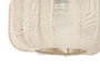 DKD Home Decor Lámpara de Techo Algodón y Seagrass Natural 31x31x29 cm
