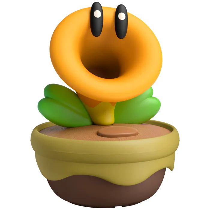 Nintendo Talking Flower Figura Coleccionable con Sonido Super Mario Bros. Wonder - Figura de Colección Multicolor Oficial