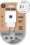 Tech One Tech Cargador GaN 65W con USB-C y USB-A, Blanco
