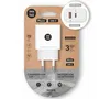 Tech One Tech TEC2270 Cargador de Pared GaN 65W USB Tipo-C / USB Blanco