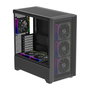Xilence XPF360R.ARGB Pack de 3 Ventiladores para PC de 120mm PWM ARGB Reversible, Negro, 3 pines, 2000 RPM, 62 CFM