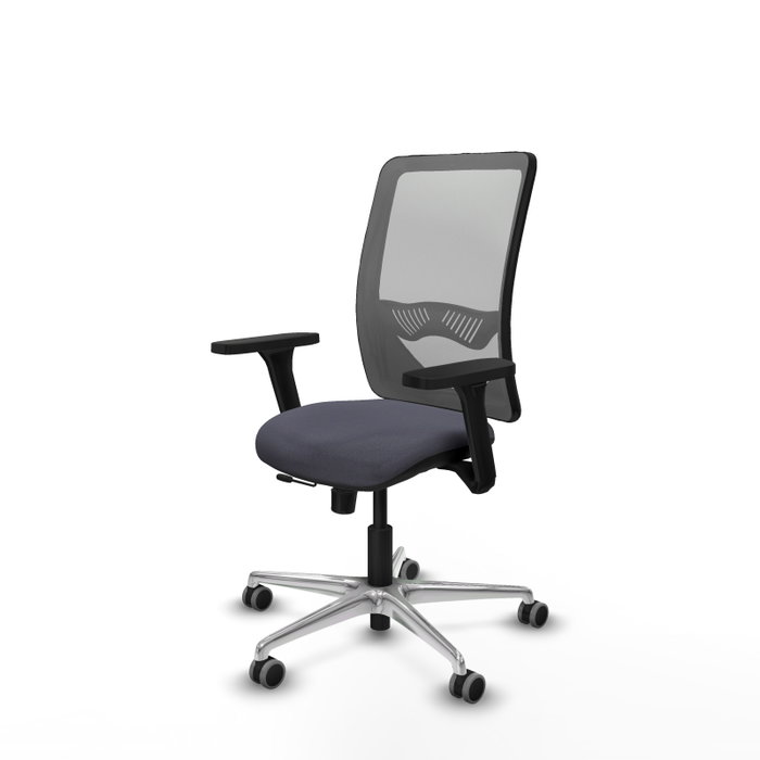 PIQUERAS Y CRESPO Silla de oficina Zulema con mecanismo Sincro/Traslack, Brazos 3D y Malla Gris PIQUERAS Y CRESPO Silla de oficina Zulema con mecanismo Sincro/Traslack, Brazos 3D y Malla Gris
