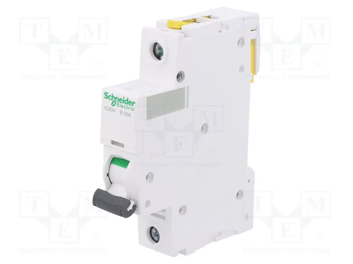 Schneider Electric ACTI9 MCB Interruptor magnetotérmico 20A 1 Polo B Schneider Electric ACTI9 MCB Interruptor magnetotérmico 20A 1 Polo B