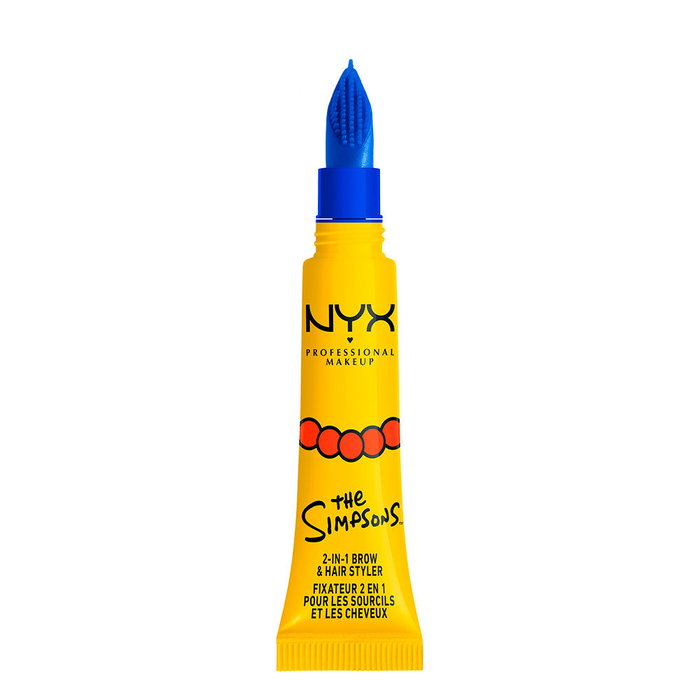 NYX #Transparent The Simpsons Gel Pegamento Cejas y Cabello 2 en 1 Transparente 7 ml - Mega Pegamento Inspirado en Marge Simpson