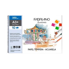 Fabriano Bloc de Dibujo Accademia Espiral A3+ 350g 10 Hojas
