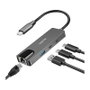 LogiLink Hub USB 3.2 Gen1 con 3 puertos y adaptador Ethernet Gigabit de 2.5G