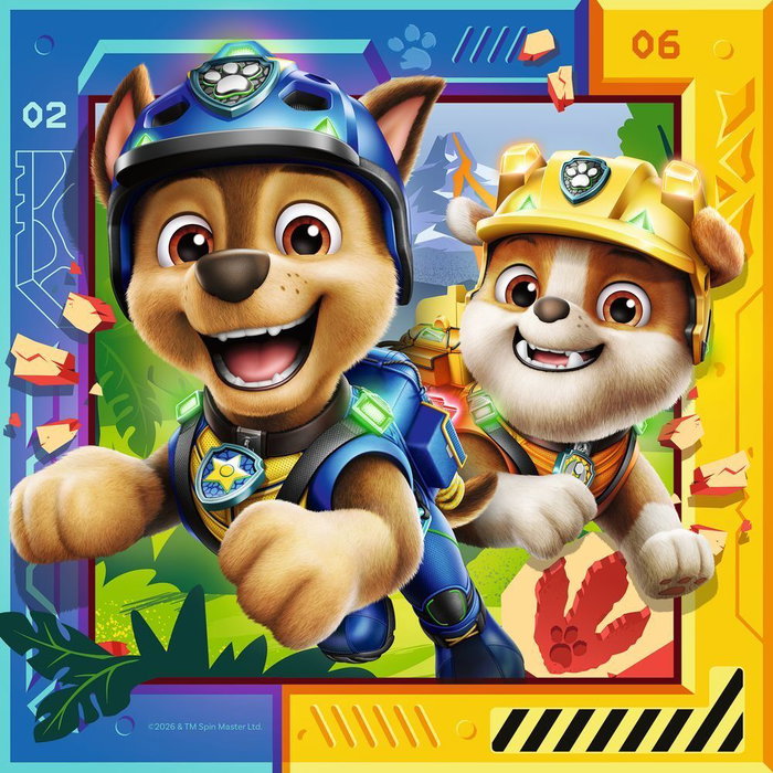 RAVENSBURGER Puzzle Dino Movie Patrulla Canina Paw Patrol 3x49pzs RAVENSBURGER Puzzle Dino Movie Patrulla Canina Paw Patrol 3x49pzs