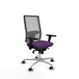 PIQUERAS Y CRESPO Silla de oficina Horna con mecanismo Sincro, Morado y Gris