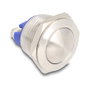 DeLOCK 22041 Interruptor pulsador Plata IP65