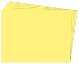 FIXO Paquete de 25 Cartulinas 50x65 cm Amarillo Limón 180g