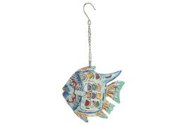 DKD Home Decor Decoración Metal Azul 17x6x14