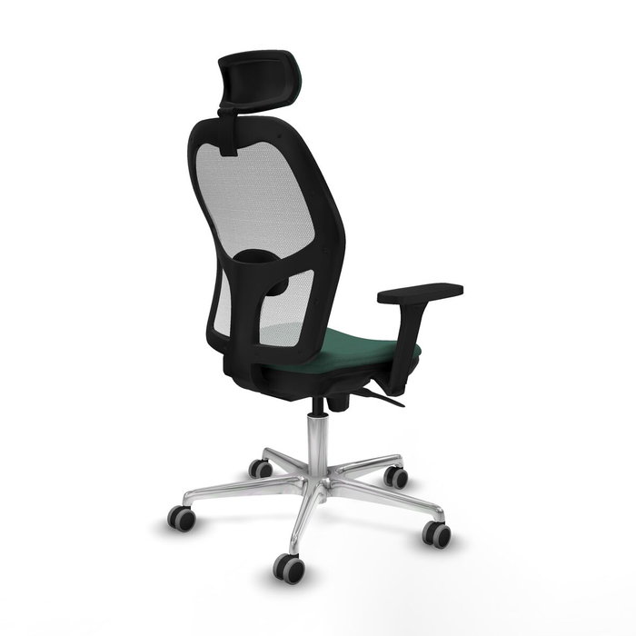 PIQUERAS Y CRESPO Silla de oficina Jorquera Verde botella y Blanco PIQUERAS Y CRESPO Silla de oficina Jorquera Verde botella y Blanco