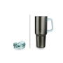Vaso con asa Ibili 669009 Verde Acero Inoxidable 900 ml