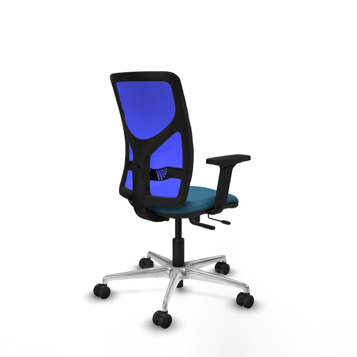 PIQUERAS Y CRESPO Silla de oficina Motilla con mecanismo Sincro/Traslack, Verde petróleo y Azul PIQUERAS Y CRESPO Silla de oficina Motilla con mecanismo Sincro/Traslack, Verde petróleo y Azul