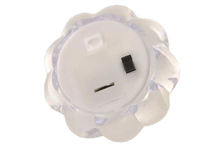 DKD Home Decor Decoracion Luminosa Basicos Transparente 5 x 5 x 5 cm (12 Unidades) Led Plastico