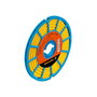 Weidmüller CLI C 1-3 GE/SW 6 CD Marcadores de cable Amarillo PVC