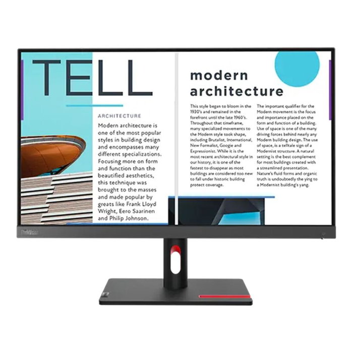 Lenovo ThinkVision S25e-30 Monitor 24.5 Pulgadas Full HD Panel VA 75Hz 4ms Low Blue Light Oficina y Hogar Lenovo ThinkVision S25e-30 Monitor 24.5 Pulgadas Full HD Panel VA 75Hz 4ms Low Blue Light Oficina y Hogar