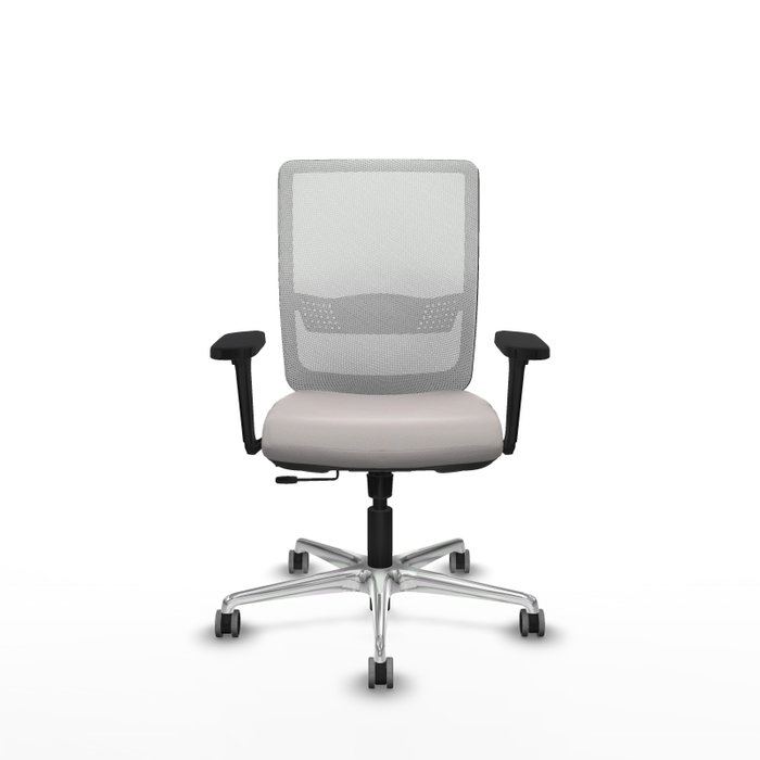 PIQUERAS Y CRESPO Silla de oficina Haches Blanca con mecanismo Sincro/Traslack PIQUERAS Y CRESPO Silla de oficina Haches Blanca con mecanismo Sincro/Traslack