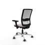 PIQUERAS Y CRESPO Silla de oficina Haches Blanca con mecanismo Sincro/Traslack