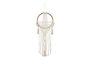 DKD Home Decor Decoración Colgante Macramé de Ratán y Algodón