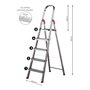 Rolser Escalera de Aluminio 5 Peldaños 101 cm