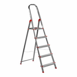 Rolser Escalera de Aluminio de 5 Peldaños 101 cm