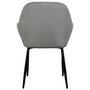 Home Deco Factory Butaca Giulia Lounge Terciopelo Gris